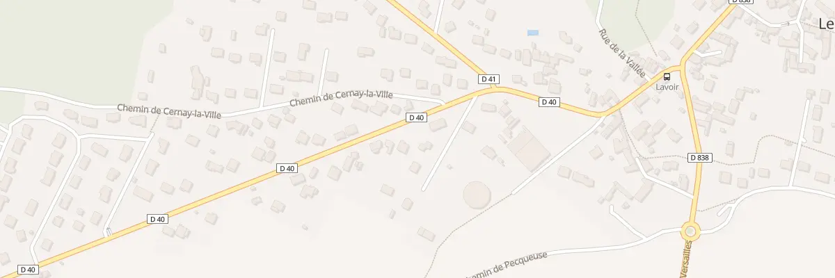 Plan du 25T Rue de Cernay aux Molières