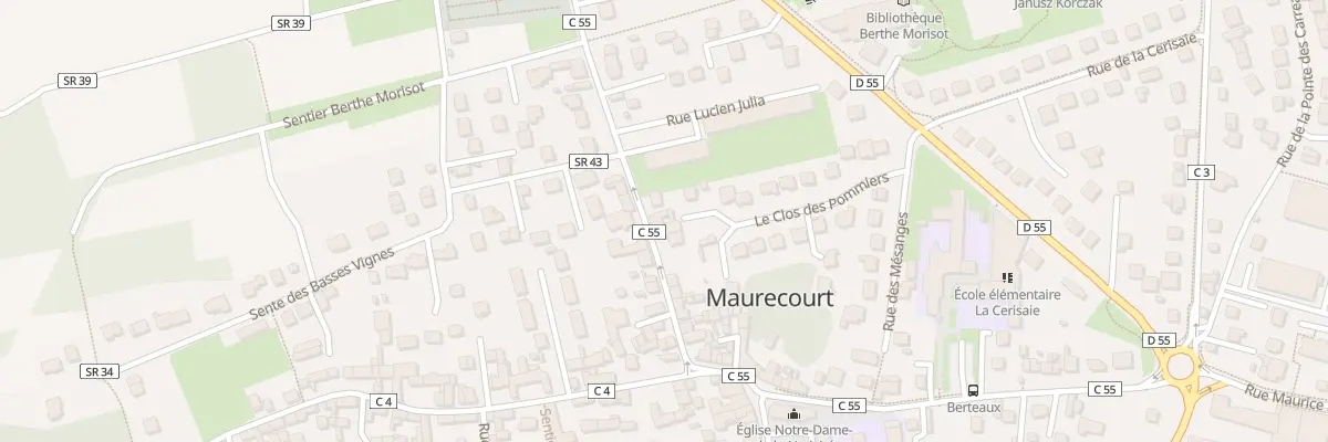 Plan du 12 Rue de Pontoise à Maurecourt