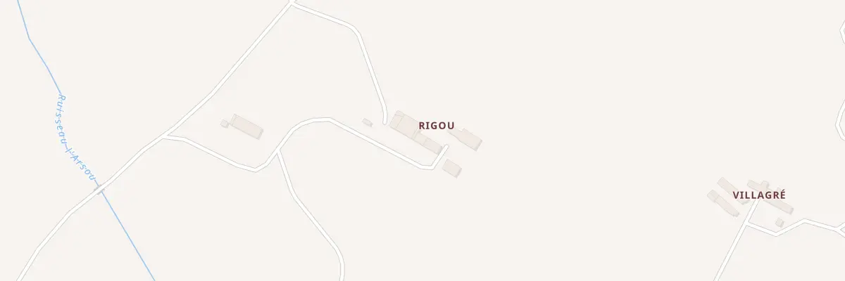 Plan du 258 Rigou à Lasbordes