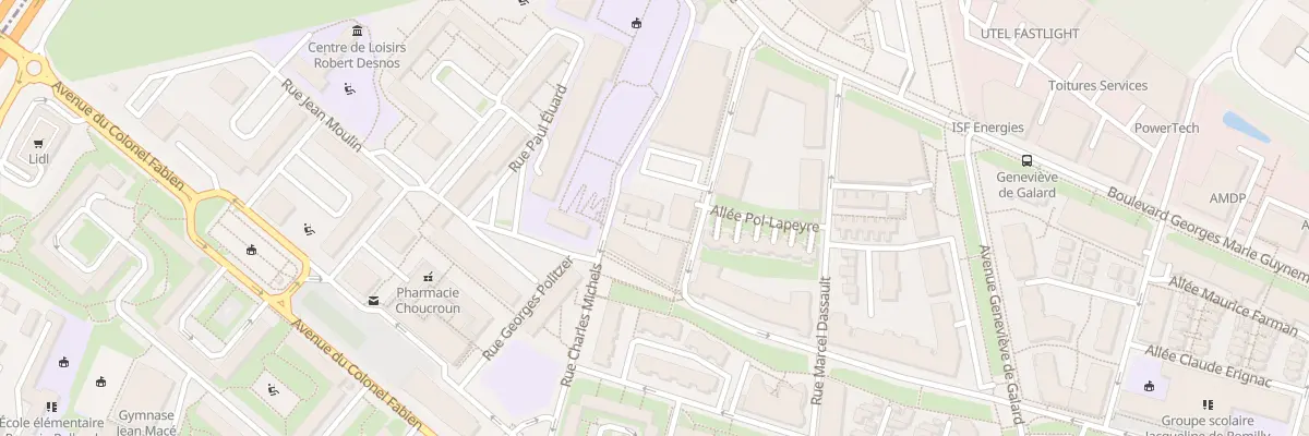 Plan du 1 Rue Mal de Lattre de Tassigny à Saint-Cyr-l’École