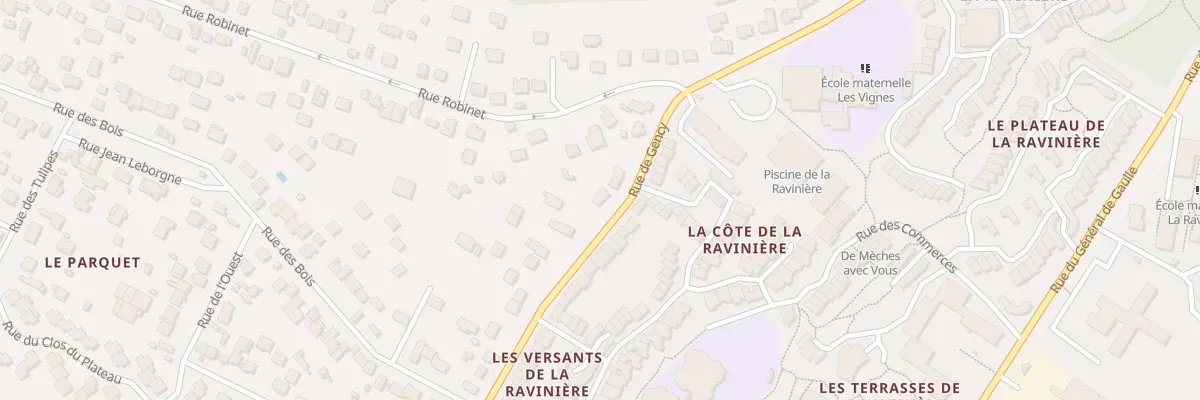 Plan du 6B Rue de Gency à Osny