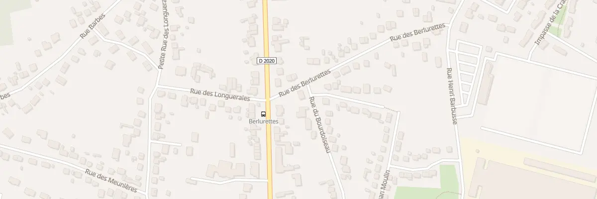 Plan du 2 Rue des Berlurettes à Vierzon