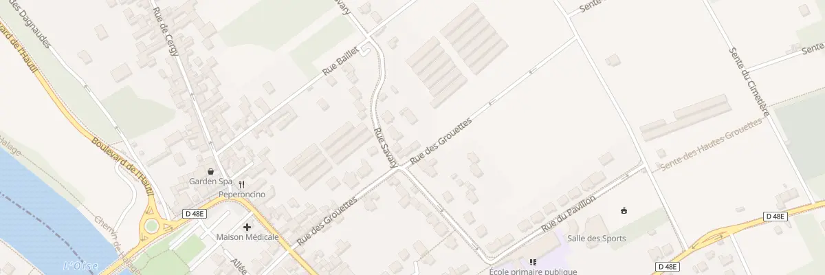 Plan du 20 Rue Savary à Neuville-sur-Oise