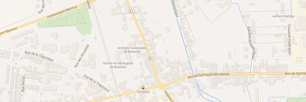 Plan du 24 Rue de Savignies à Beauvais