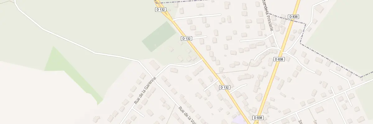Plan du 2B Rue de la Garenne à Angervilliers