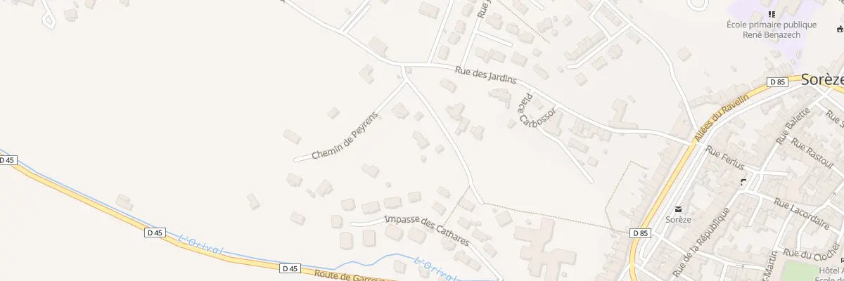 Plan du 2 Che Lou Caminou à Sorèze