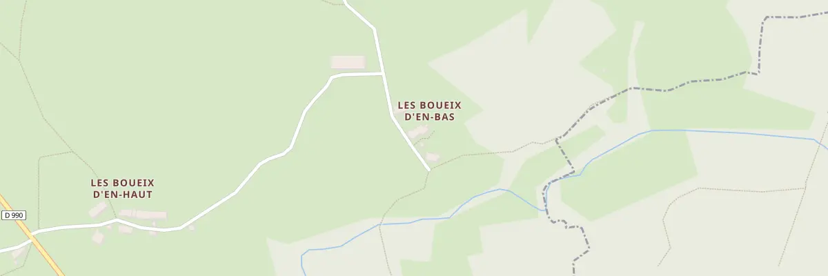 Plan du 5322 Les Boueix d’En Bas à Ladapeyre