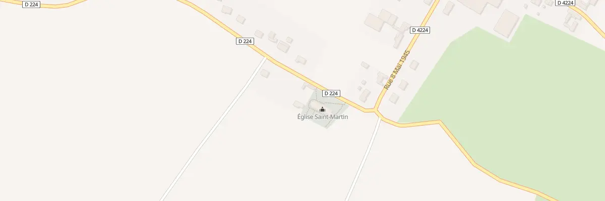 Plan du 1 Rue de l’Eglise à Fontaine-sur-Somme