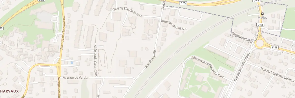 Plan du 22 Rue du Bel Air à Andrésy