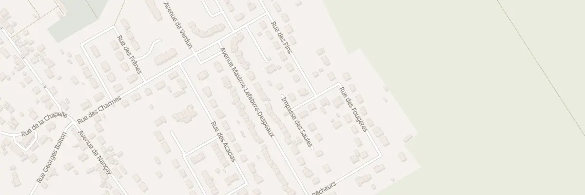 Plan du 6 Rue des Saules à Salbris