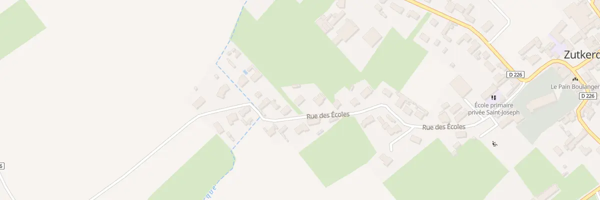 Plan du 356 Rue des Ecoles à Zutkerque