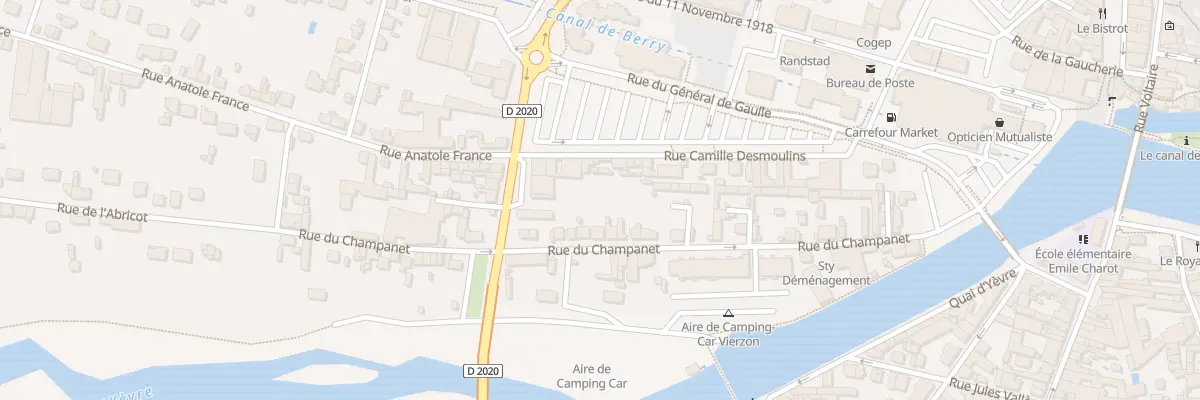 Plan du 48 Rue du Champanet à Vierzon