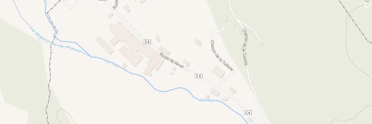 Plan du 22A Rte de Revel à Durfort