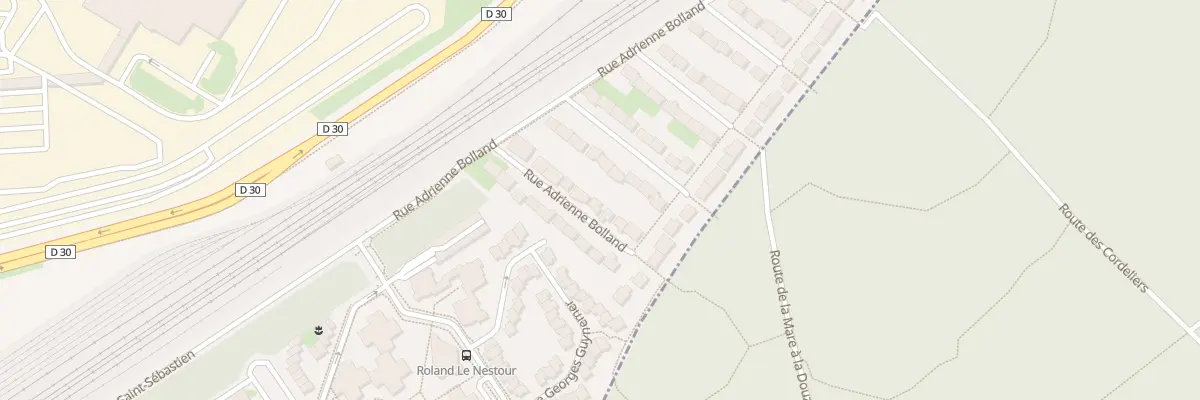 Plan du 40 Rue Adrienne Bolland à Poissy