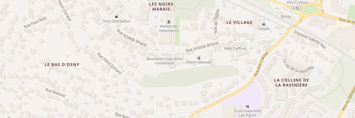 Plan du 35 Rue Aristide Briand à Osny
