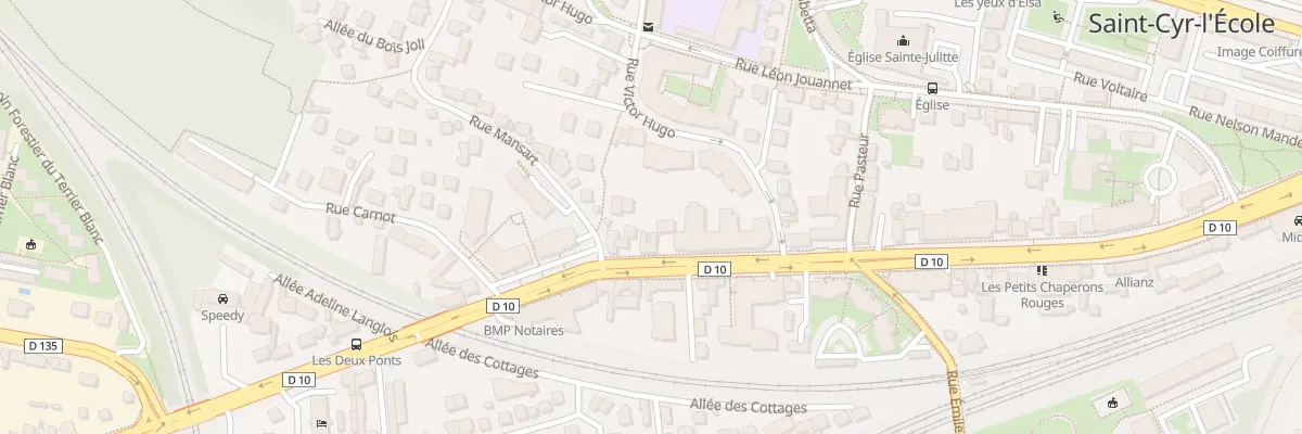 Plan du 54 Av Pierre Curie à Saint-Cyr-l’École