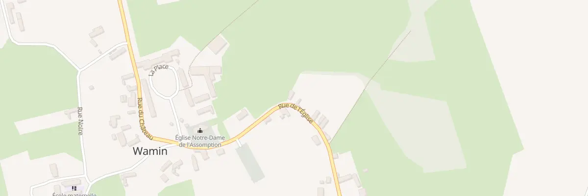 Plan du 3 Rue de l’Eglise à Wamin