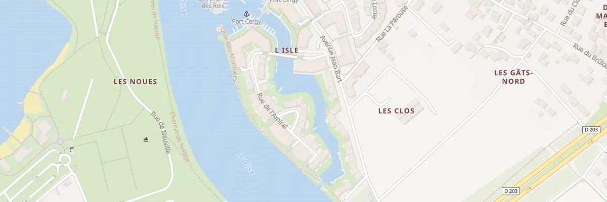 Plan du 25 Rue de l’Amiral à Cergy
