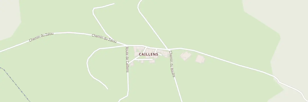 Plan du 98 Caillens à Rodome
