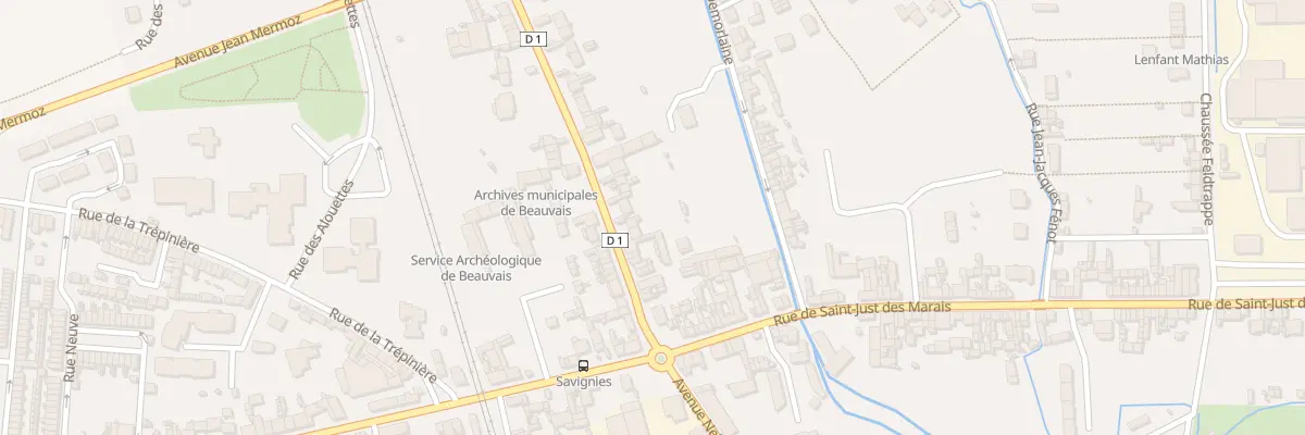 Plan du 22 Rue de Savignies à Beauvais