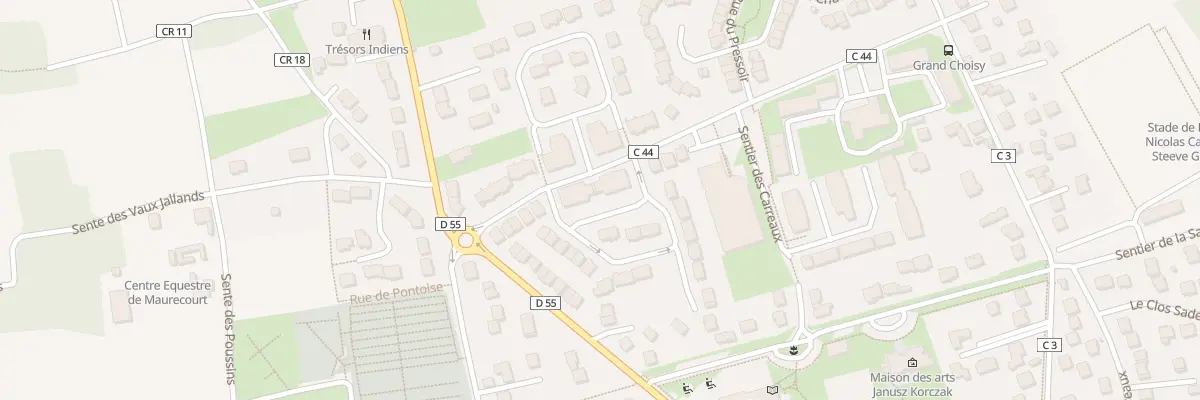 Plan du 14 Rue Jean Jaures à Maurecourt