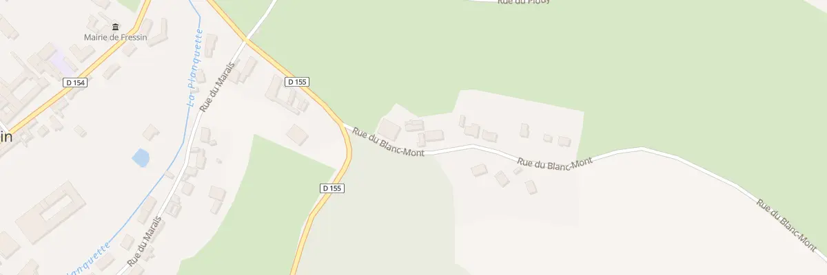 Plan du 1 Rue du Blanc Mont à Fressin