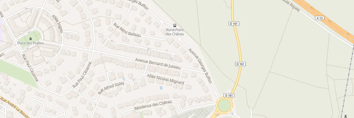 Plan du 52 All Bernard de Jussieu à Noisy-le-Roi