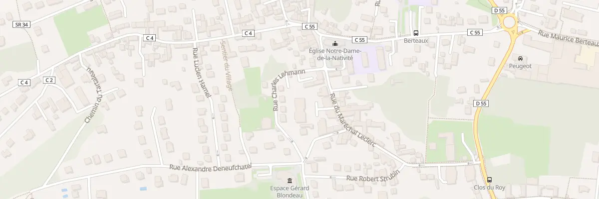 Plan du 18B Rue du Mal Leclerc à Maurecourt
