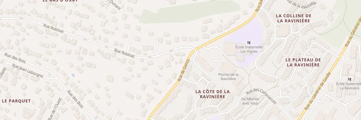 Plan du 4 Rue de Gency à Osny