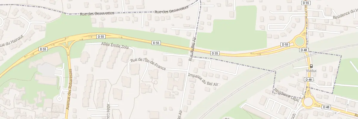 Plan du 8 Rue du Bel Air à Andrésy