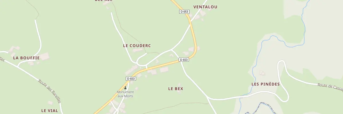 Plan du 5398F Senaillac à Sénaillac-Latronquière