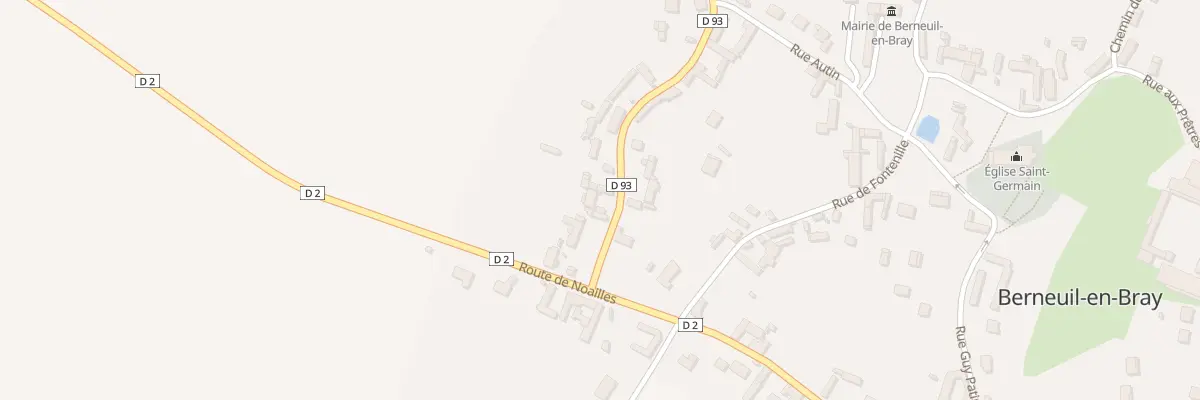 Plan du 3 Rte de Beauvais à Berneuil-en-Bray
