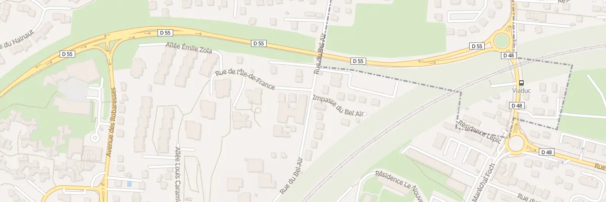 Plan du 14 Rue du Bel Air à Andrésy