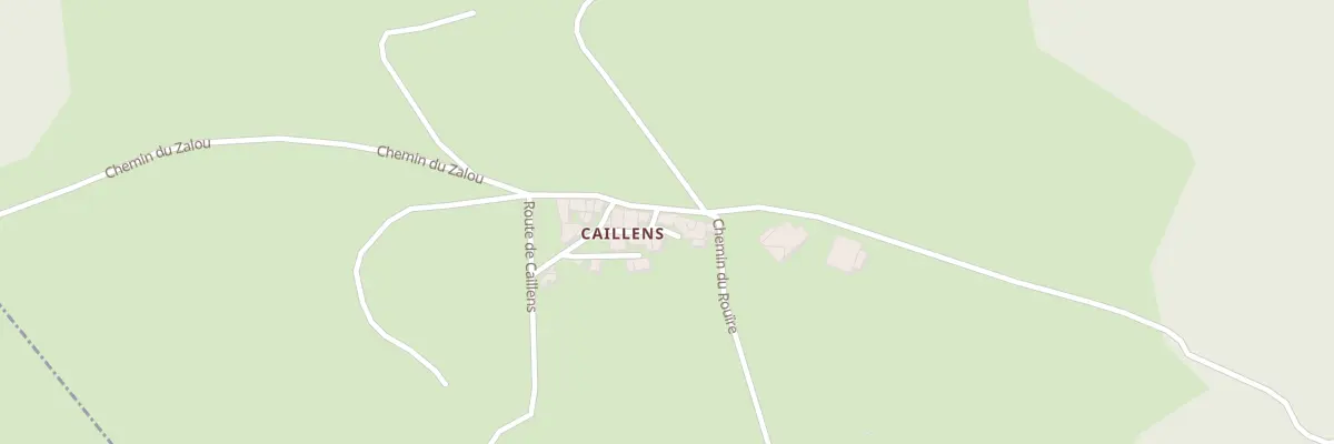 Plan du 97 Caillens à Rodome