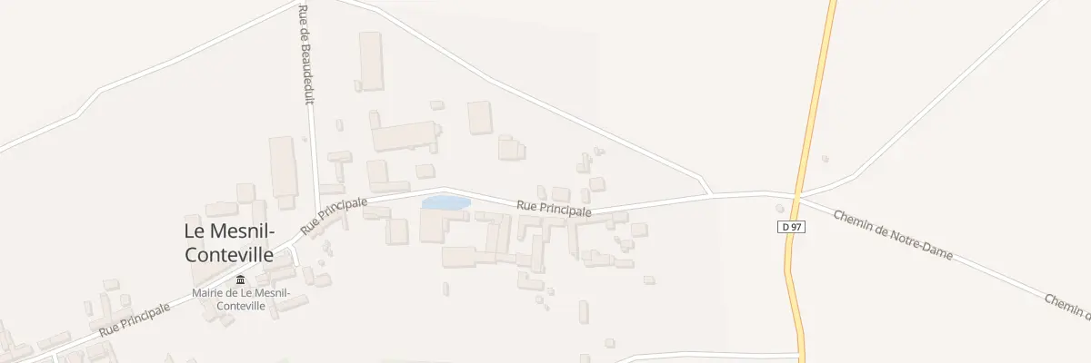 Plan du 43 Rue Principale au Mesnil-Conteville