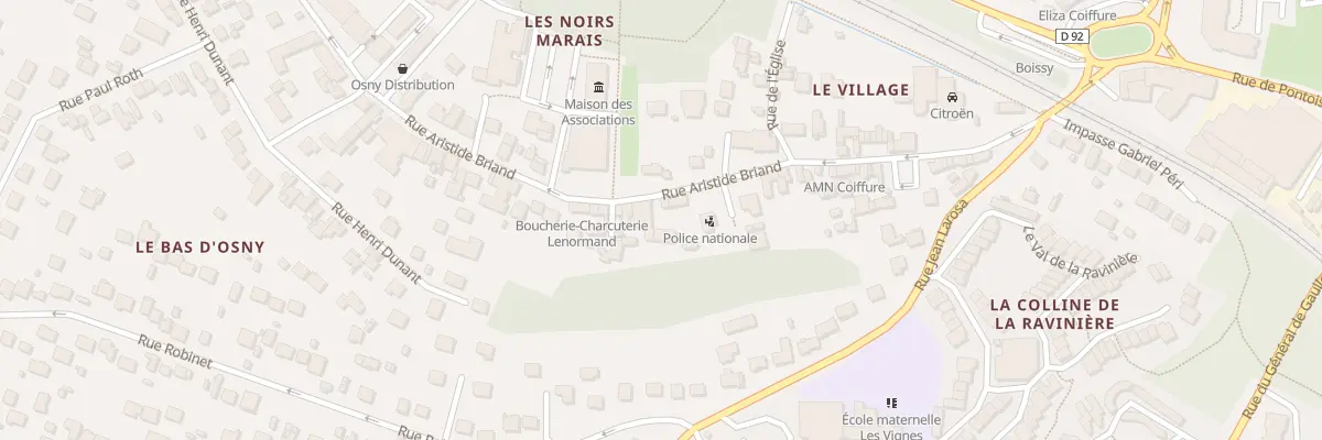 Plan du 31 Rue Aristide Briand à Osny