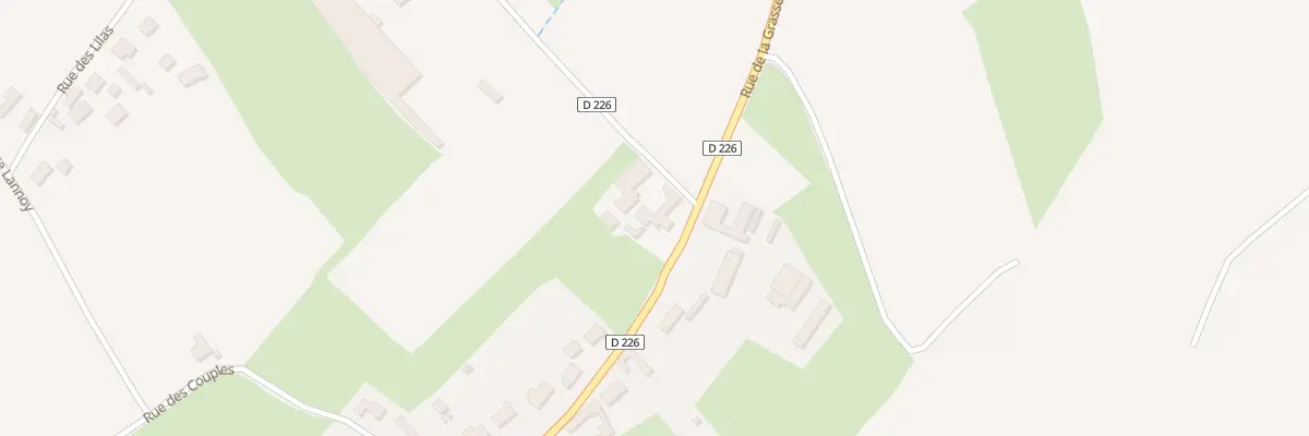 Plan du 982 Rue de la Grasse Payelle à Zutkerque