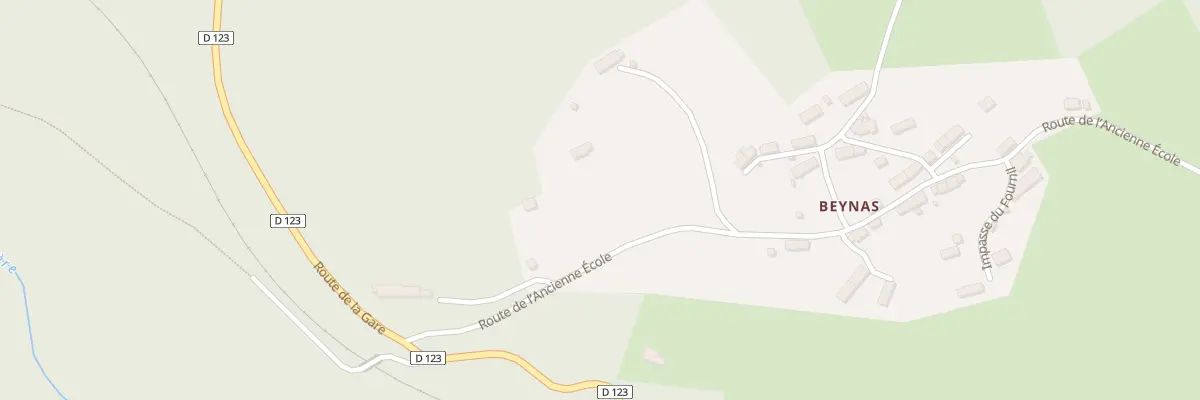 Plan du 16 Rte de l’Ancienne Ecole à Ambrugeat