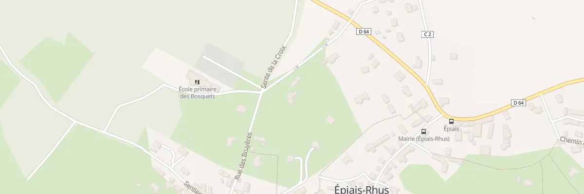 Plan du 16 Rue des Bruyères à Épiais-Rhus