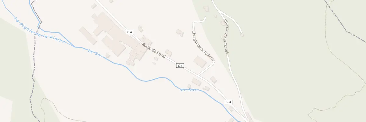 Plan du 22C Rte de Revel à Durfort