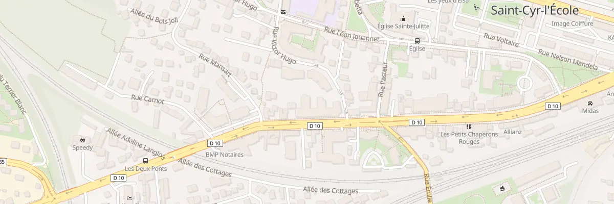 Plan du 44 Av Pierre Curie à Saint-Cyr-l’École