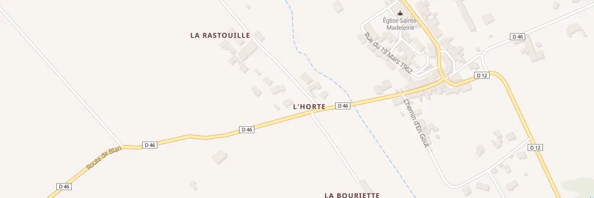 Plan du 5273 La Rastouille à Lempaut