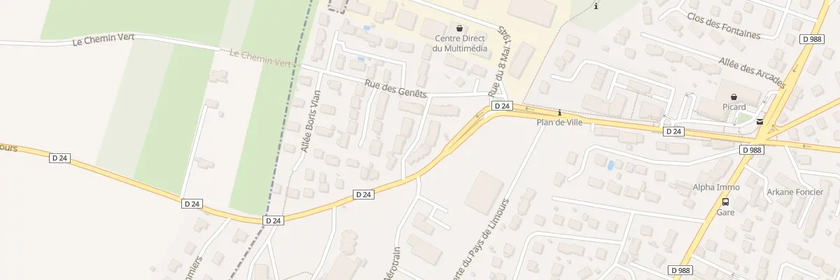 Plan du 17 Rue des Genets à Limours