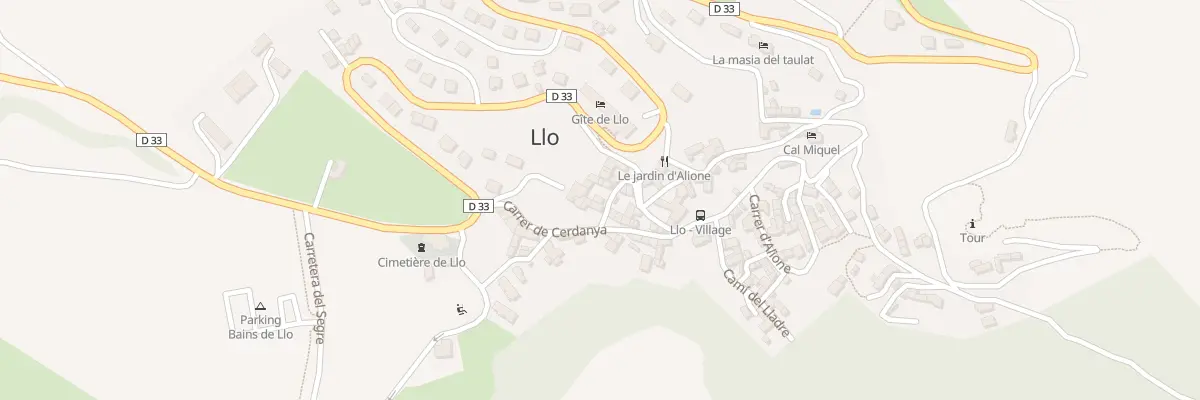 Plan du 3 Cae de Sota l’Om à Llo