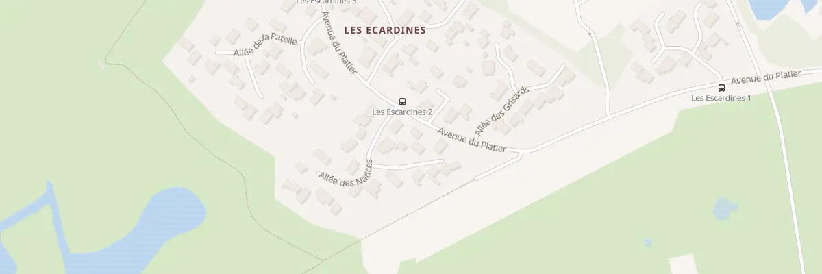 Plan du 5 All des Natices à Oye-Plage