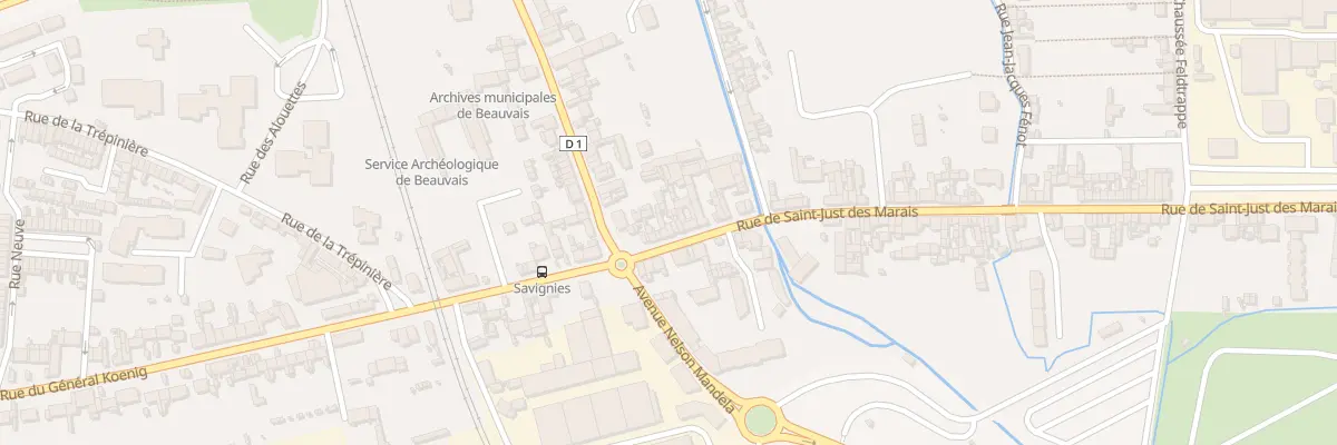 Plan du 214 Rue de Saint-Just des Marais à Beauvais