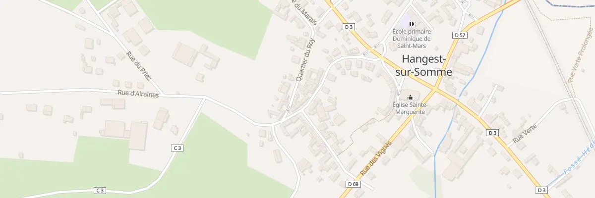 Plan du 16 Rue d’Airaines à Hangest-sur-Somme