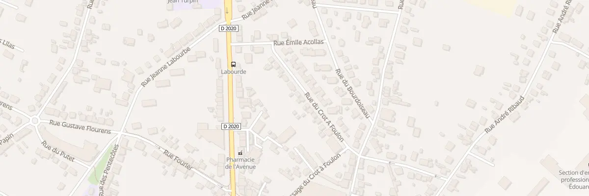 Plan du 29 Rue du Crot à Foulon à Vierzon