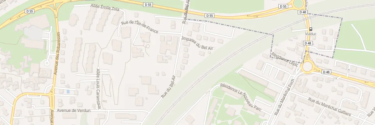Plan du 15 Rue du Bel Air à Andrésy