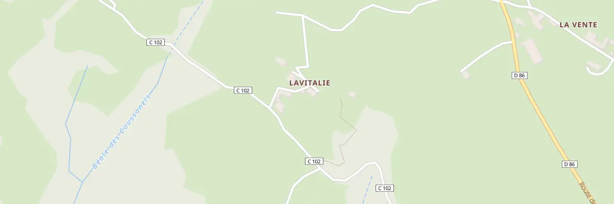 Plan du 5134 Lavitalie à Prendeignes